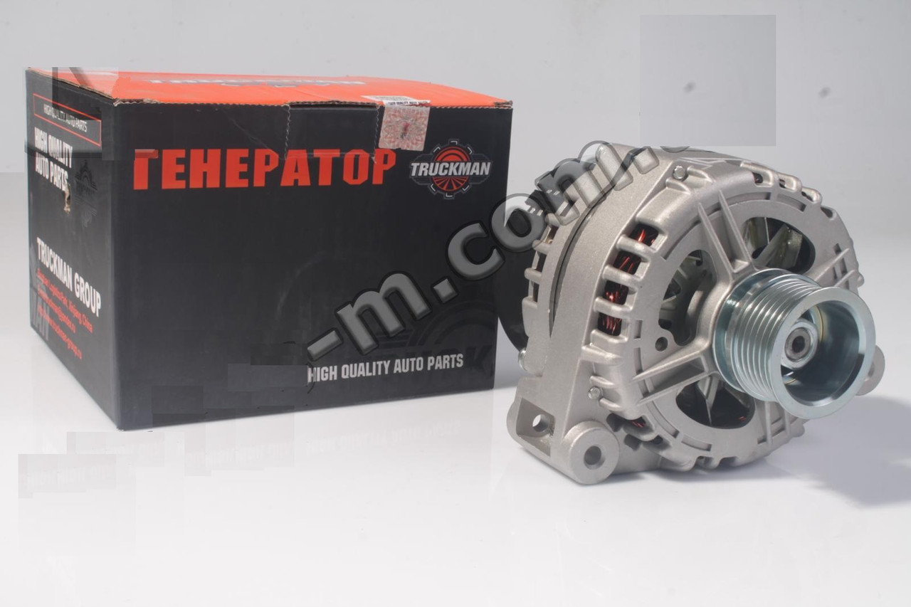 Генератор Газель, Волга, УАЗ двигун 406, 405, 409 (14В 90А) (виробництво Truckman, Туреччина), фото 1