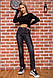 Жіночі джинси прямого крою грифельний цвіт 182R1409-1 25, фото 2
