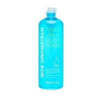 Увлажняющий гиалуроновый тонер для лица FarmStay Hyaluronic Acid Multi Aqua Ultra Toner, 500мл