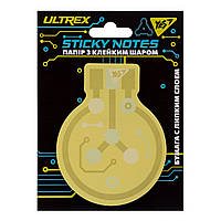 Папір з клейким шаром YES фігурний "Ultrex", 40 аркушів