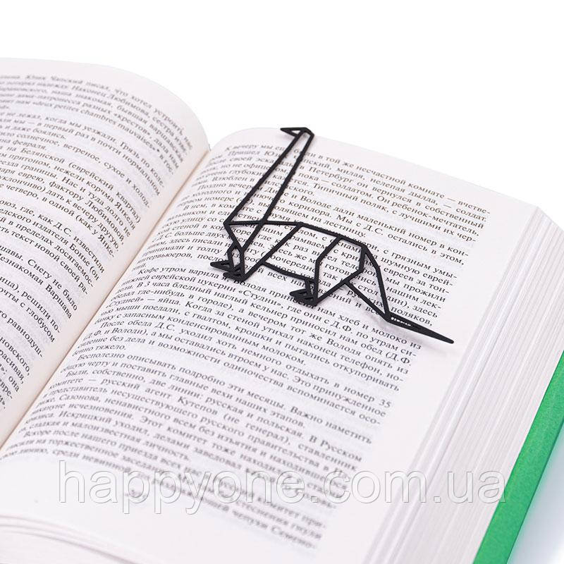 Закладка для книг Динозавр оригамі
