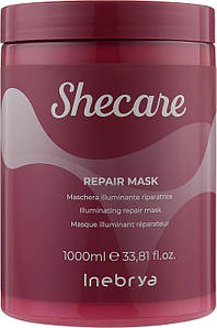 Маска для сухих і пошкоджених волосся Inebrya Ice Cream SheCare Repair Mask 1000 мл.