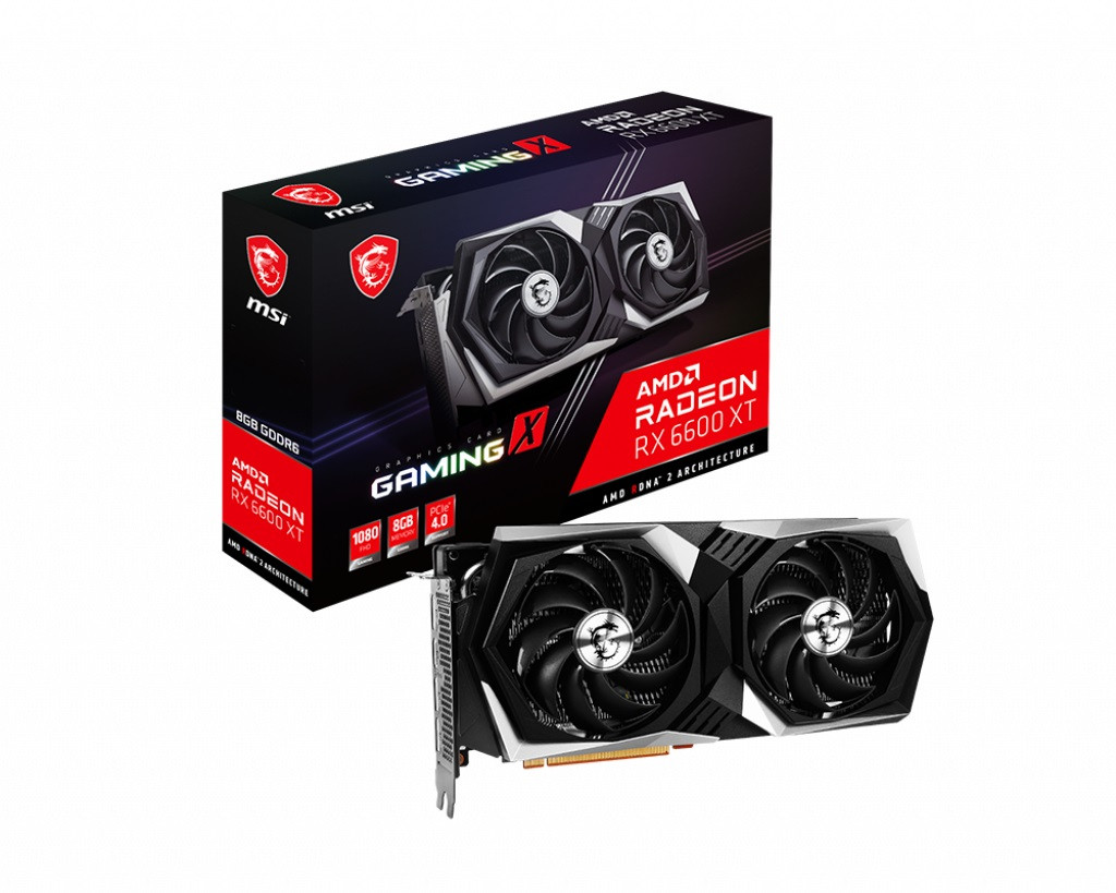 Відеокарта AMD Radeon RX 6600 XT 8 GB GDDR6 Gaming X MSI (Radeon RX 6600 XT Gaming X 8G)