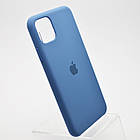 Чохол накладка Silicon Case для iPhone 11 Pro Max Navy Blue, фото 2