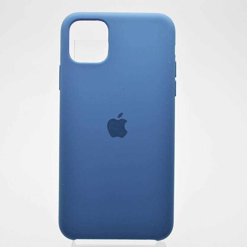 Чохол накладка Silicon Case для iPhone 11 Pro Max Navy Blue, фото 1