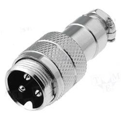 Роз'єм GX16 MIC 343 M кріплення на кабель 3pin