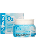 Кисневий зволожувальний крем для обличчя FarmStay O2 Premium Aqua Cream 100 гр,(772306)