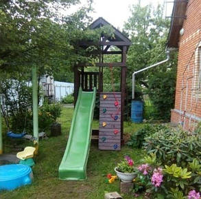 Дитячий майданчик "башня з гіркою і скалодром", фото 1