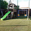 Дитячий майданчик із гойдалкою, лазалками та альтанкою, фото 8