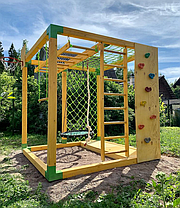 Дитячий ігровий майданчик Куб 2,5*2,5м game cube спортивний комплекс вуличний дитячий комплекс, фото 3