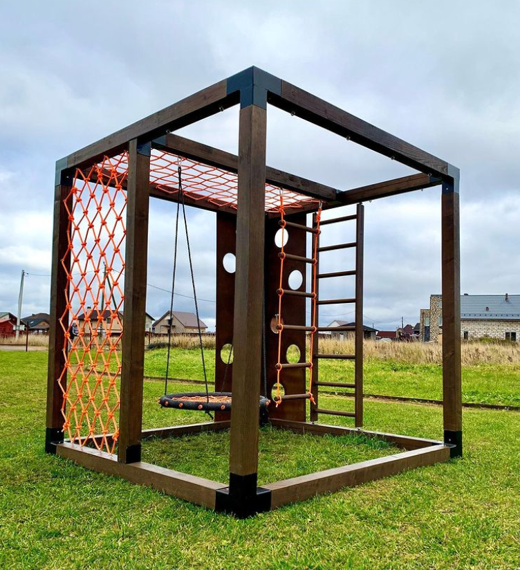 Дитячий ігровий майданчик Куб 8 2,5*2,5м Game cube спортивний комплекс вуличний дитячий комплекс