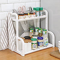 Кухонный органайзер для специй и банок 52х24х39 см / Универсальная полка для кухни Kitchen seasoning shelf