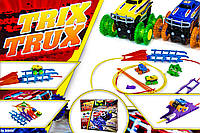 Детский канатный автотрек Монстр-Трак Трикс Тракс (Trix Trux) с 2-мя машинками, код BB883 (ВИДЕООБЗОР!!!)