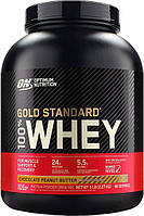 Протеин Optimum Gold Standard 100% Whey, 2.27 кг Шоколад арахисовое масло (577911)