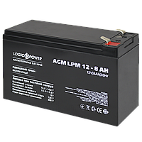 Акумулятор кислотний AGM LogicPower LPM 12 - 8,0 AH