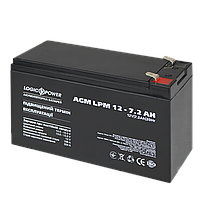 Акумулятор кислотний AGM LogicPower LPM 12 - 7,2 AH