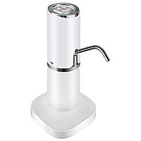 Помпа для води електрична 2 в 1 з підставкою на стіл/пляш і вибором об'єму ePump Stand Limit біла