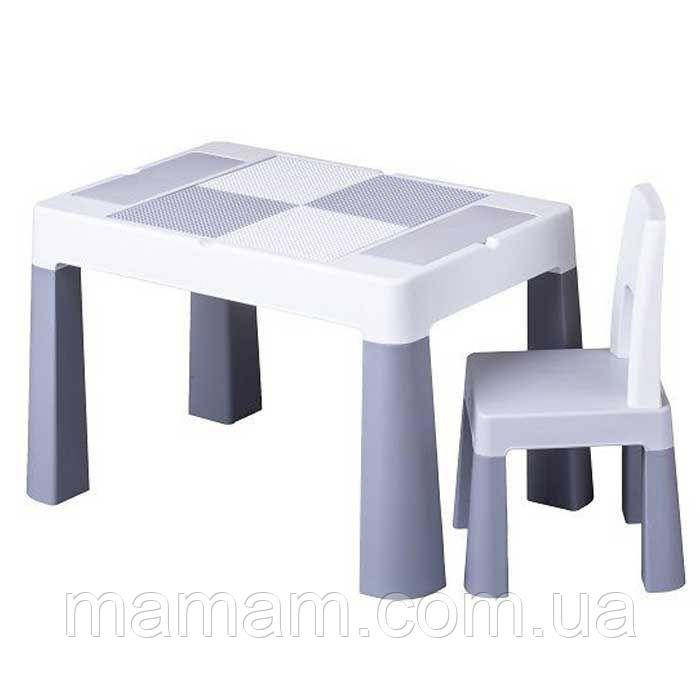 Столик і стільчик Tega Baby MultiFun Grey, фото 1