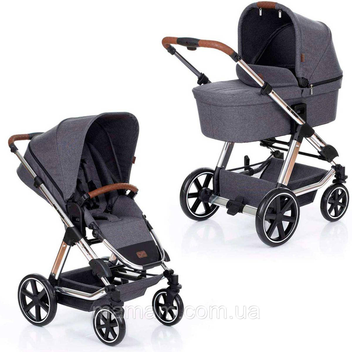 Універсальна коляска ABC Design Turbo 4 Diamond Collection Asphalt, фото 1