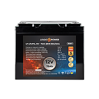 Акумулятор LP LiFePO4 12V - 75 Ah (BMS 80А/40A) пластик