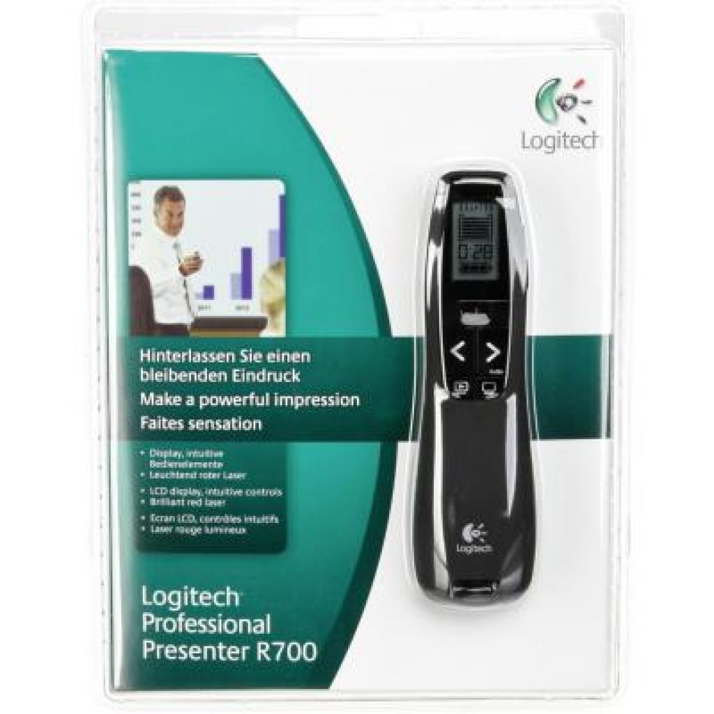 Купить Презентер Logitech Presenter R700 Red Laser (910-003506), цена ...