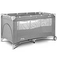 Манеж-ліжко Caretero Basic Plus Grey