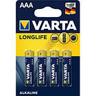 Батарейка Varta AA Longlife LR03 * 4 (04031014)