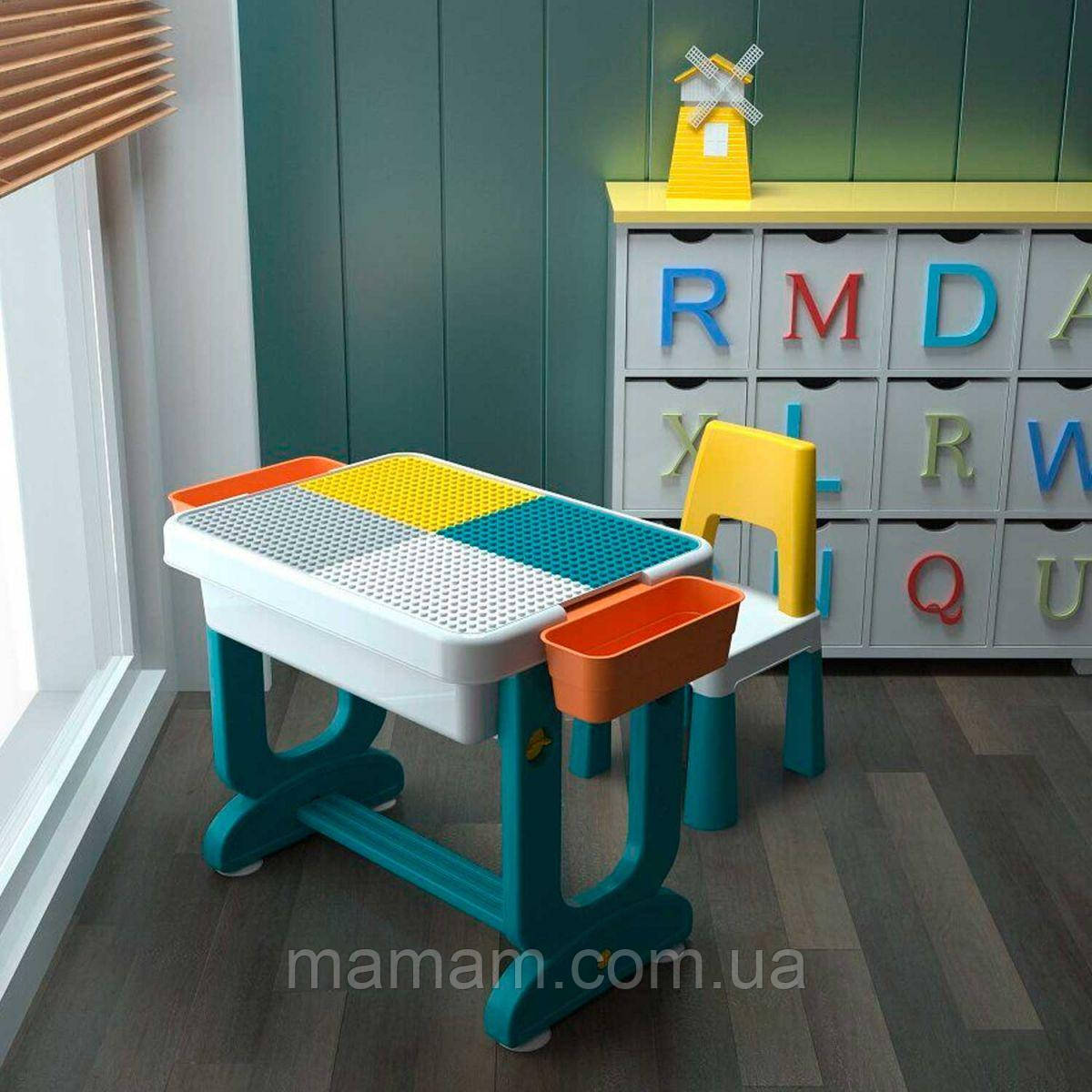 Столик і стільчик Poppet Transformer Turkus, фото 1