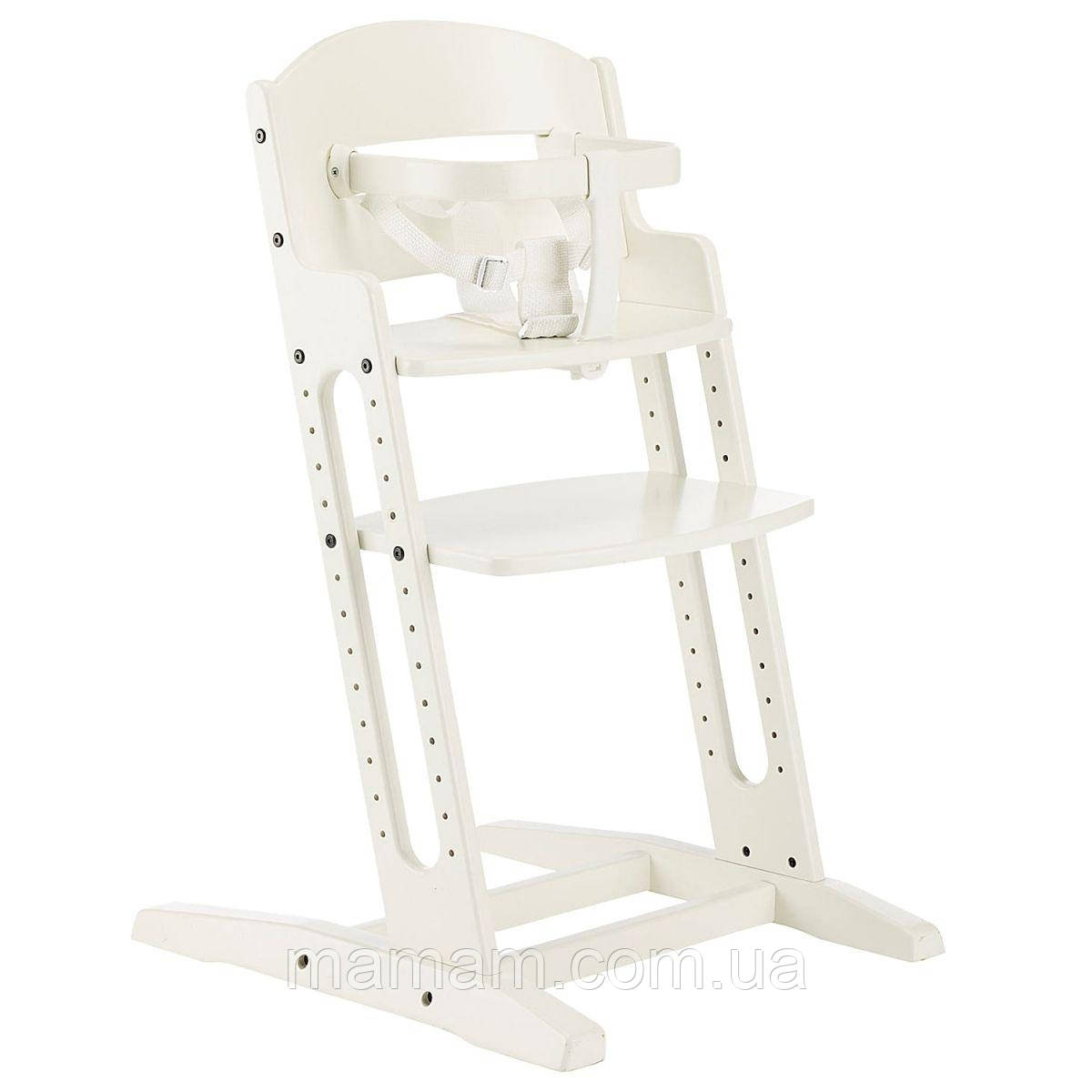 Дерев'яний стілець для годування BabyDan DanChair White, фото 1
