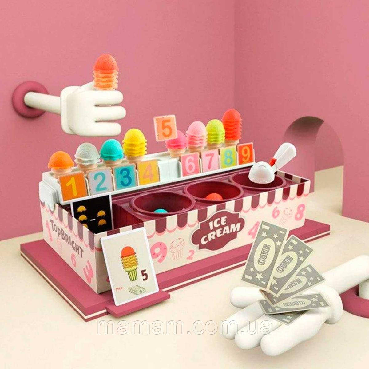 Ігровий набір для рахунку і сортування Top Bright 120478 Магазин Морозива, фото 1