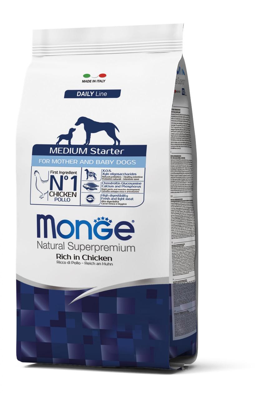 Monge Medium Starter для собак від 10кг 1.5 кг |15 кг