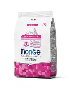 Monge Extrasmall Puppy & Junior курка з рисом 800 гр.