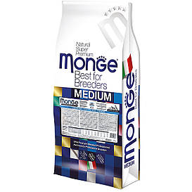 Monge Medium Puppy & Junior курка з рисом 15 кг.