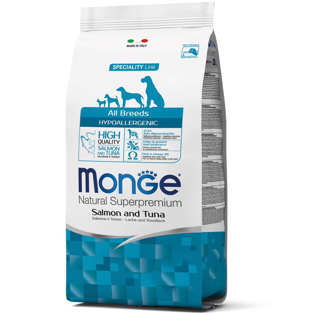 Monge All breeds Hypoallergenic лосось з тунцем 2.5 кг | 15 кг