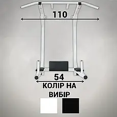 Турнік бруси прес стаціонарний ТОР 3 в 1 зі складними брусами Спортивні стінки та турніки для дому, фото 6