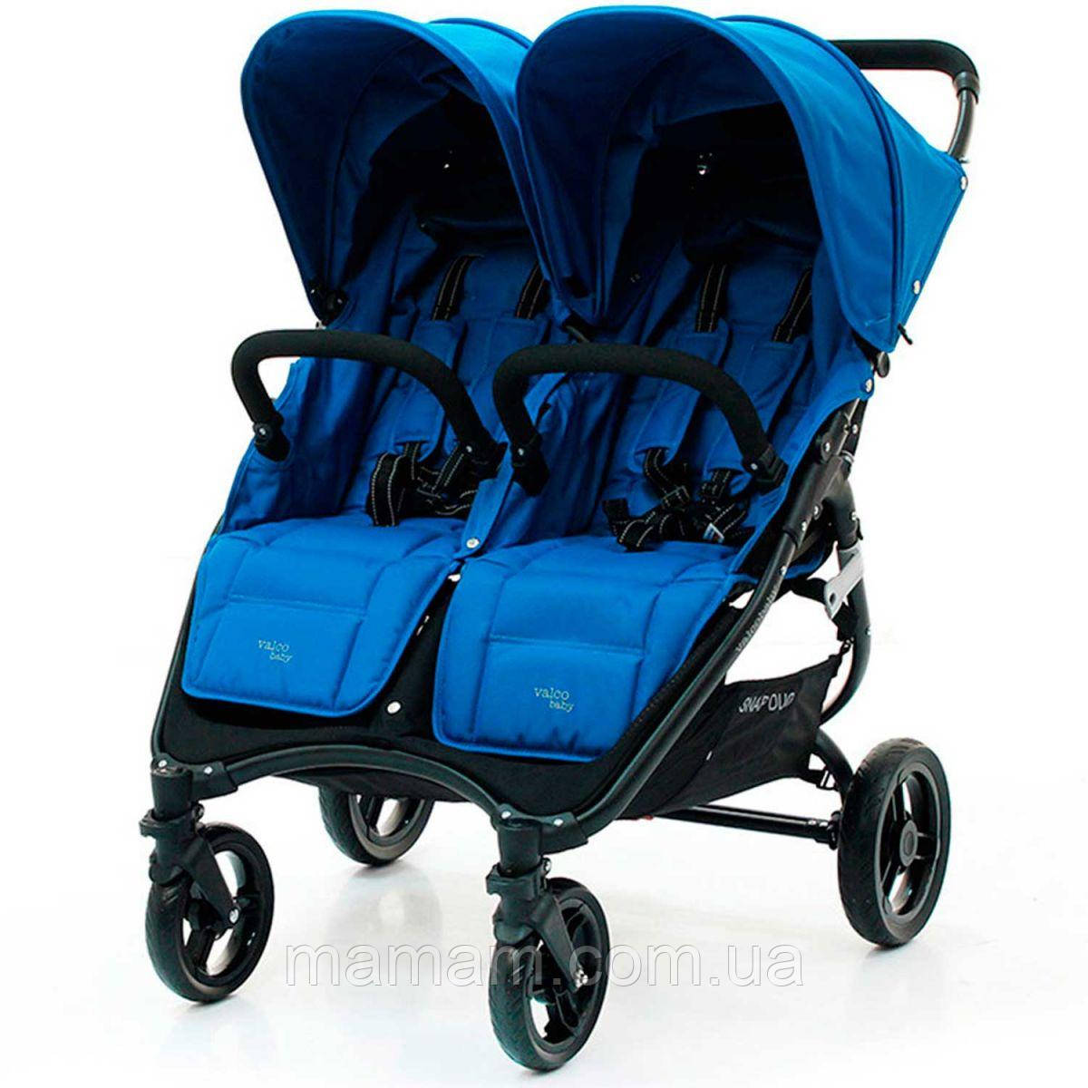 Прогулянкова коляска для двійні Valco Baby Snap Duo Ocean Blue, фото 1