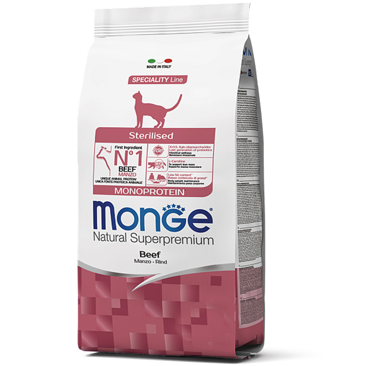 Monge Sterilised з яловичиною 1.5 кг.