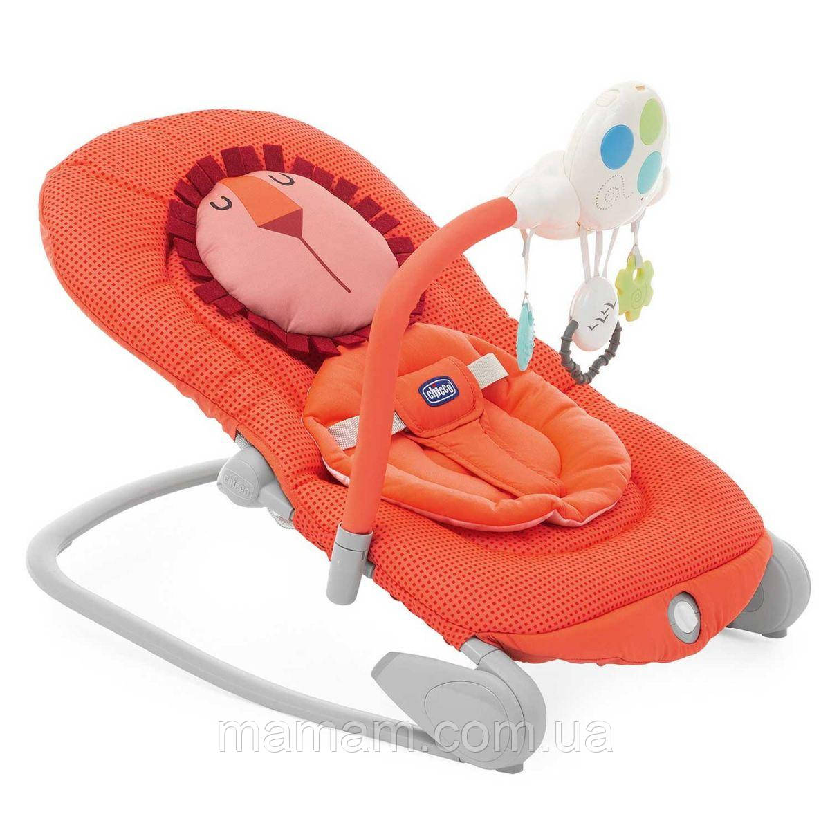 Крісло-гойдалка шезлонг Chicco Balloon Lion, фото 1