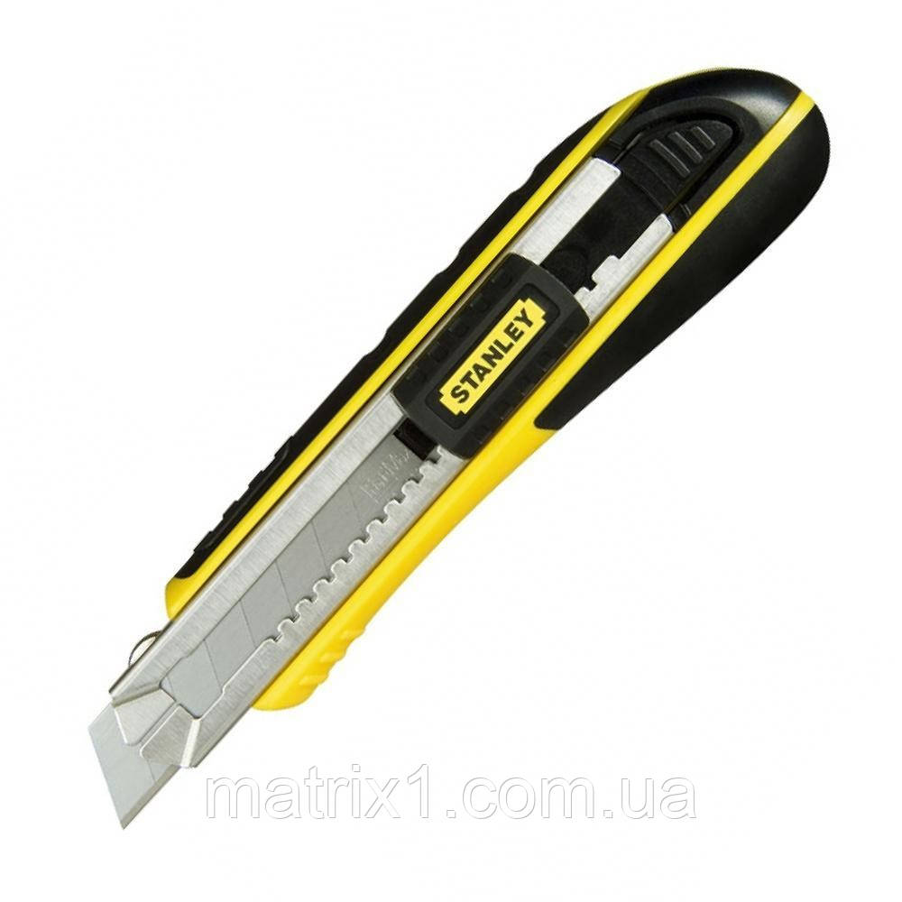 Ніж STANLEY "FatMax" Cartridge з висувним лезом з відломними сегментами : M= 18 мм, L= 180 мм.