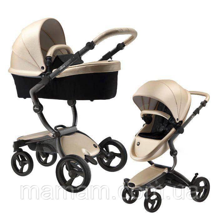 Коляска-трансформер Mima Xari 2 в 1 Champagne (шасі Black), фото 1