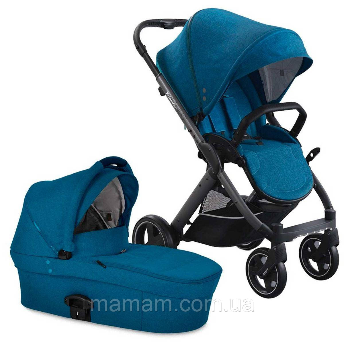 Універсальна коляска X-Lander X-Pulse 2 в 1 Petrol Blue, фото 1