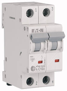 Автоматичний вимикач 2п 10A HL-C10/2 4,5kA EATON
