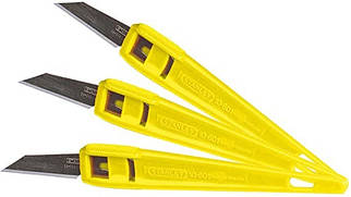 Ніж STANLEY : 1-разовий, для оздоблювальних робіт. 3 (уп/шт.)