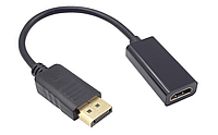 Адаптер-преобразователь Displayport (DP) - HDMI, конвертер Display Port - HDMI