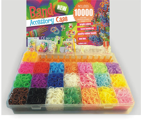 Резинки и наборы для плетения браслетов Rainbow Loom (Loom Bands)