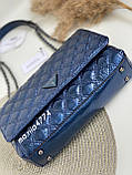 Сумка Guess ОРІГІНАЛ, Гес, Модель: Cessily Quilted Convertible Navy blue, фото 5