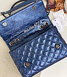 Сумка Guess ОРІГІНАЛ, Гес, Модель: Cessily Quilted Convertible Navy blue, фото 7