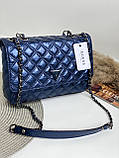 Сумка Guess ОРІГІНАЛ, Гес, Модель: Cessily Quilted Convertible Navy blue, фото 2