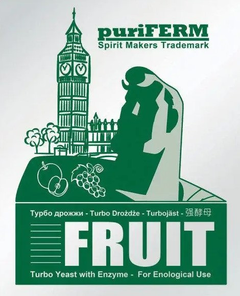 Фруктові турбо - дріжджі Puriferm FRUIT