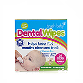 Дитячі дентальні серветки Brush-Baby Dental Wipes, 28 шт